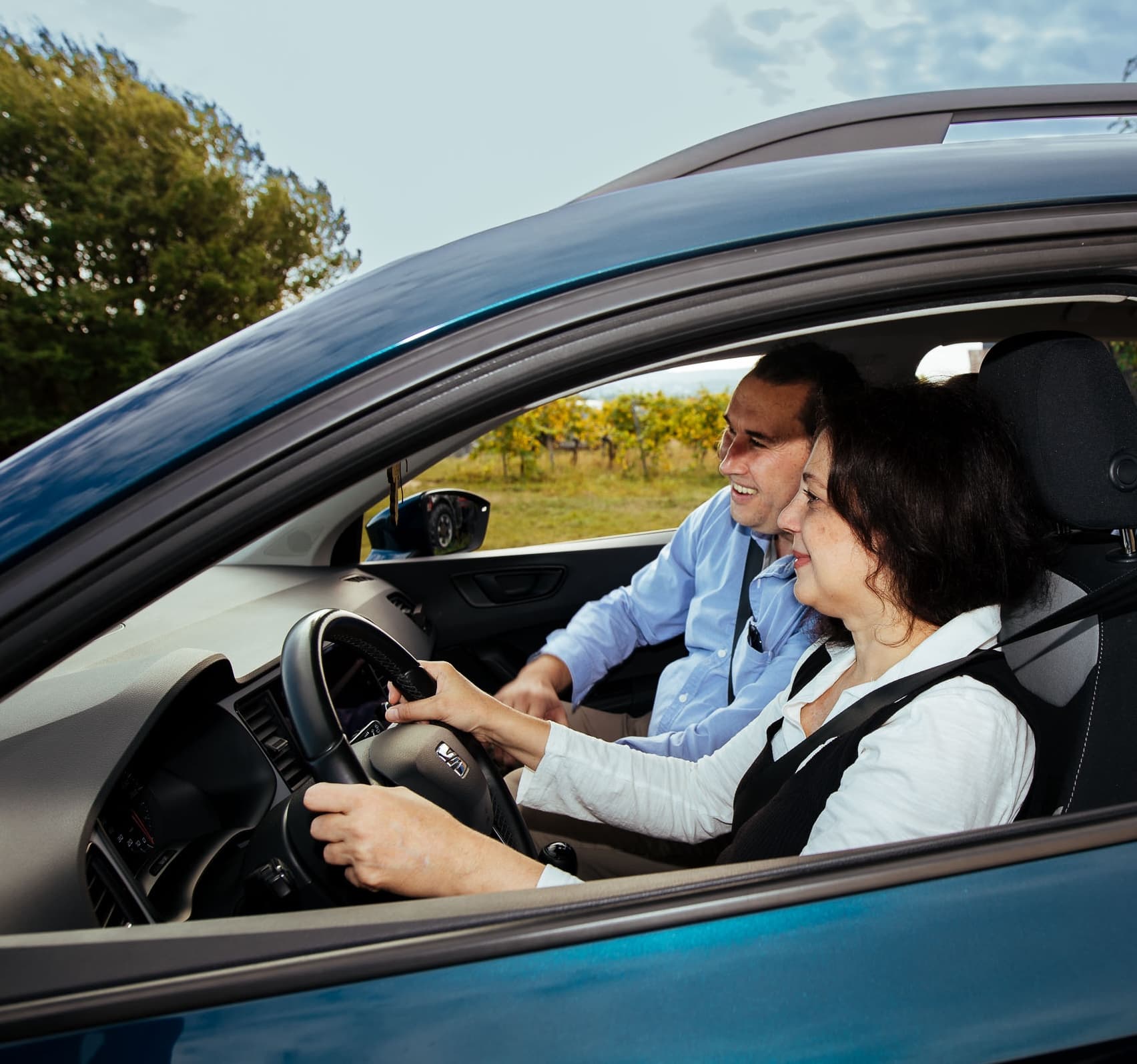 FührerscheinbesitzerIn im Auto